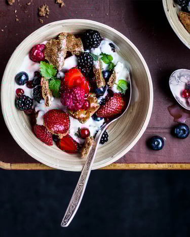 Knuspriger Obstsalat