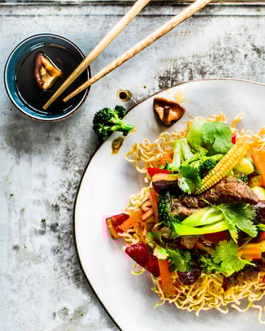 Vietnamesische Nudelkörbchen