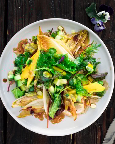 Exotischer Chicoree Salat