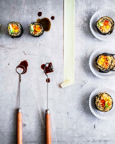 Sushi mit Quinoa