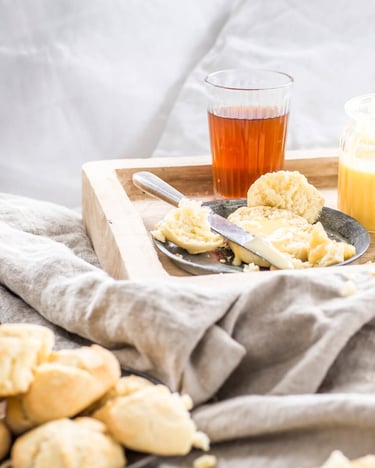 Scones mit Lemon-Gin-Tonic-Curd