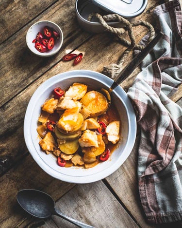 Klippfisch Mit Kartoffeln