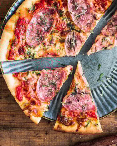 Pizza Salami Rezept