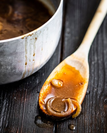 Zwiebel-Bier-Sauce