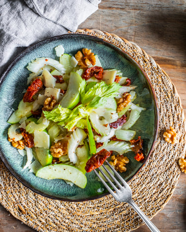 Sellerie-Apfel-Salat mit Parmesan