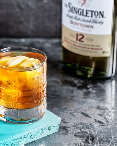 Honeycomb Cocktail mit Whisky von The Singleton.