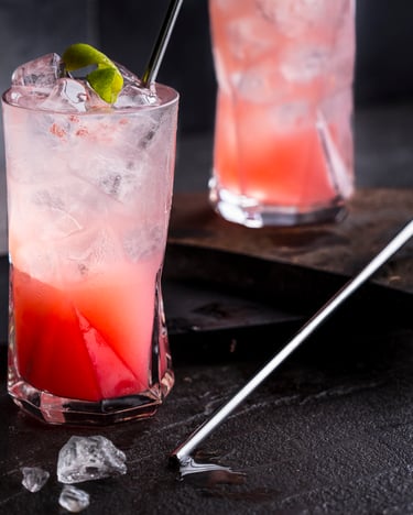 Watermelon Man mit Wodka