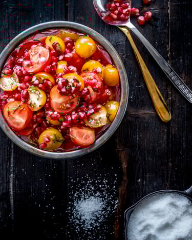 Tomaten Granatapfel Salat