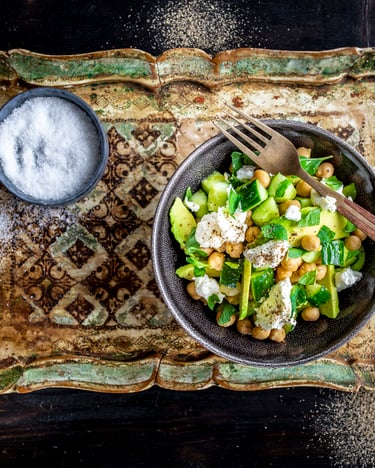 Low-Carb-Kichererbsensalat