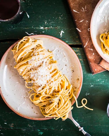 Spaghetti cacio e pepe