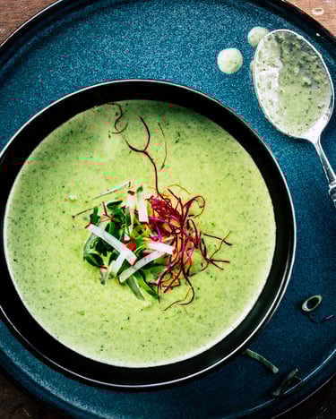 Grüne Radieschensuppe