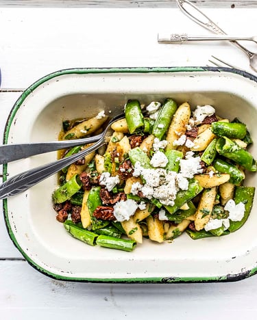 Schupfnudelsalat mit Feta