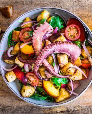 Panzanella Mit Pulpo