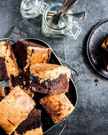 Peanutbutter-Cheesecake-Brownies