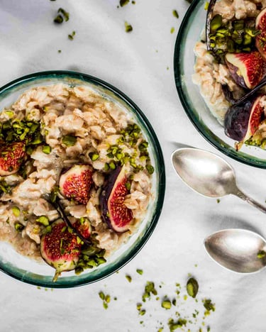 Vanille-Porridge mit Feigen
