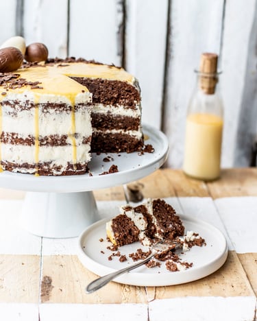 Klassische Eierlikörtorte