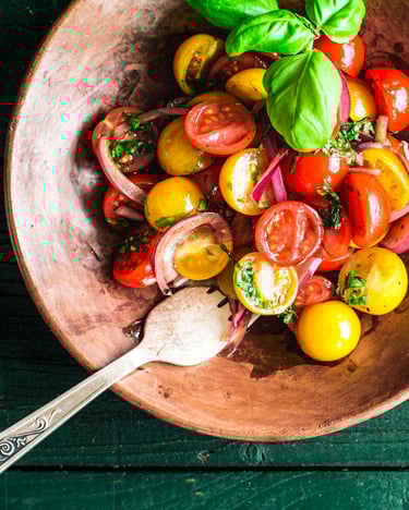 Italienischer Tomatensalat