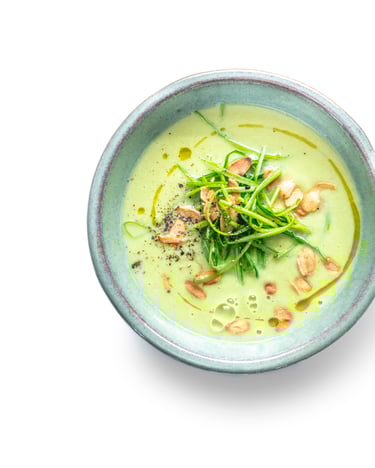 Lauchsuppe Mit Mandeln
