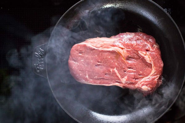 Steak aus der Pfanne