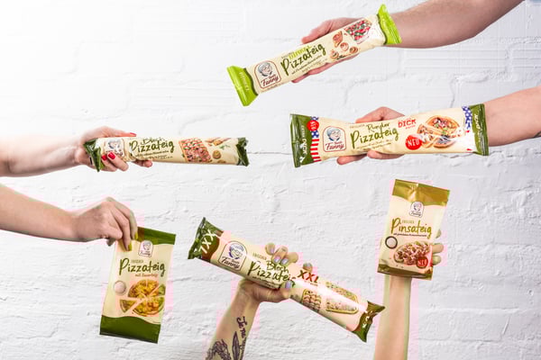 Frische Pizzateige von Tante Fanny